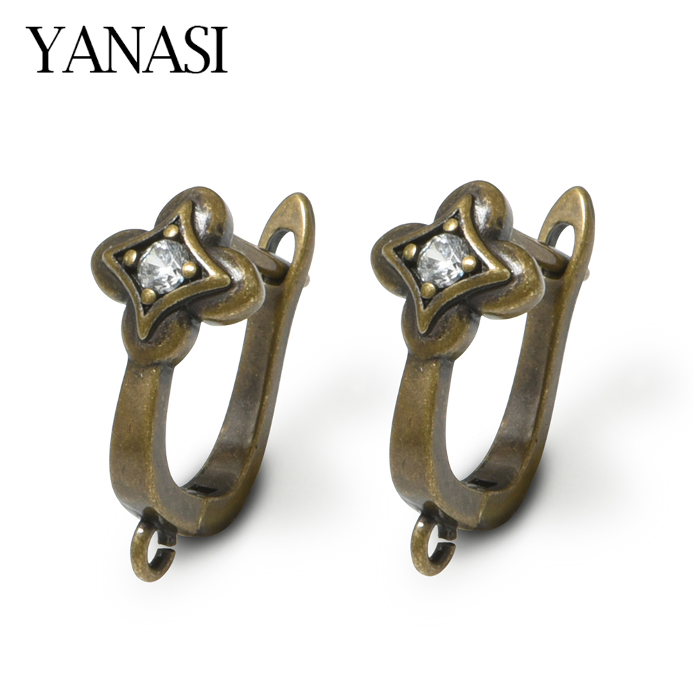 Antique Brass Hook - 새로운 1쌍 앤틱 청동 황동 귀걸이