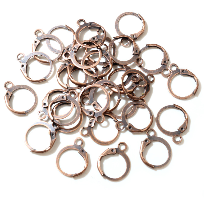 Antique Brass Hook - 14x12mm 30pcs 고품질 골동품 구리 색상
