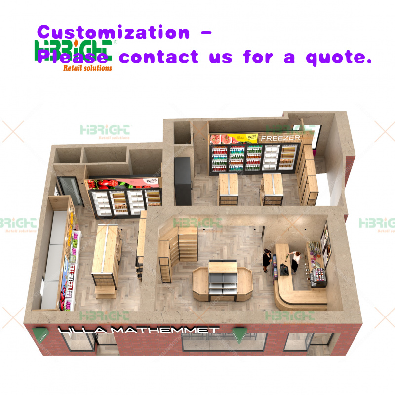 Interior Design Layout - 맞춤형 현대적인 고급 인테리어 디자인 소매점