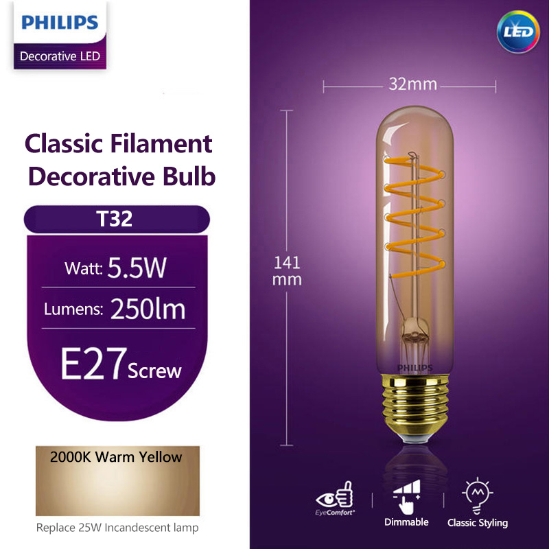 필립스 LED T32 클래식 필라멘트 장식용 스트립 램 - Philips Bulb Led Classic 리뷰 및 가격