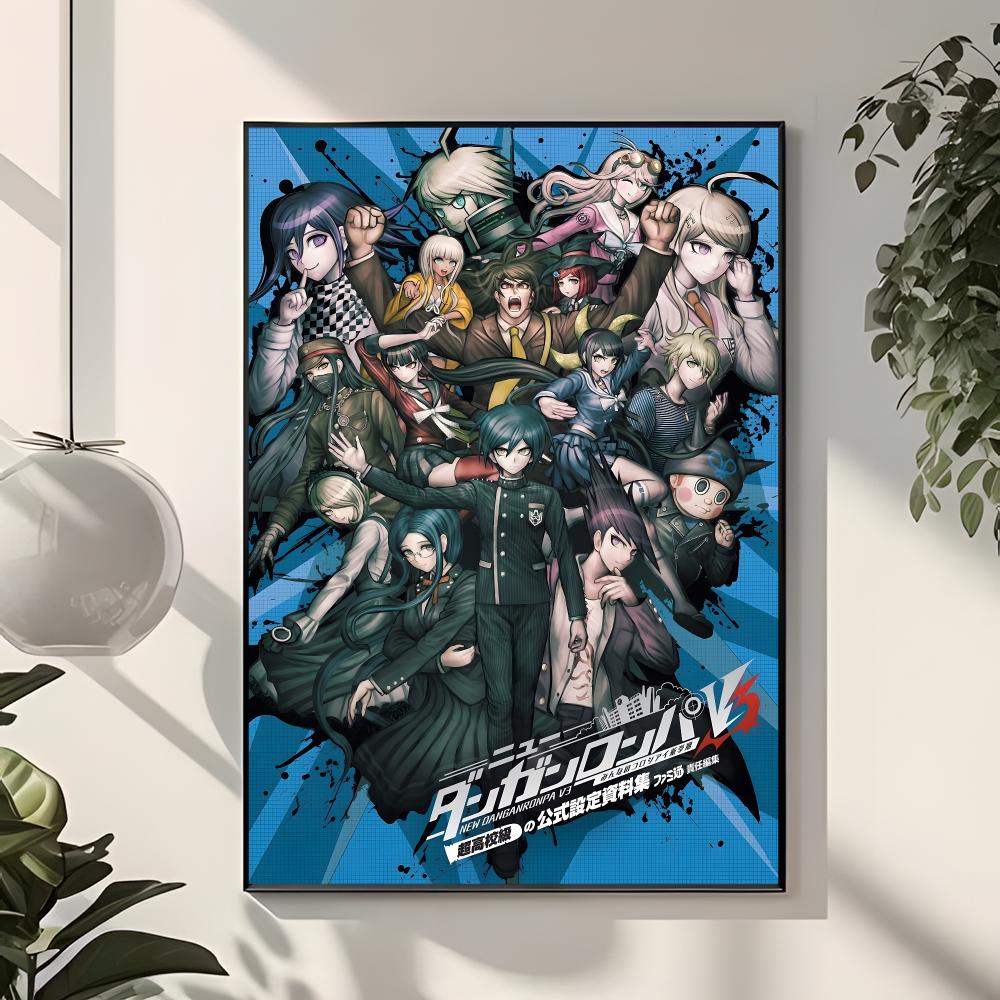 애니메이션 게임 D-Danganronpa 포스터 클래식 - Interior Design With Wallpaper 리뷰 및 가격
