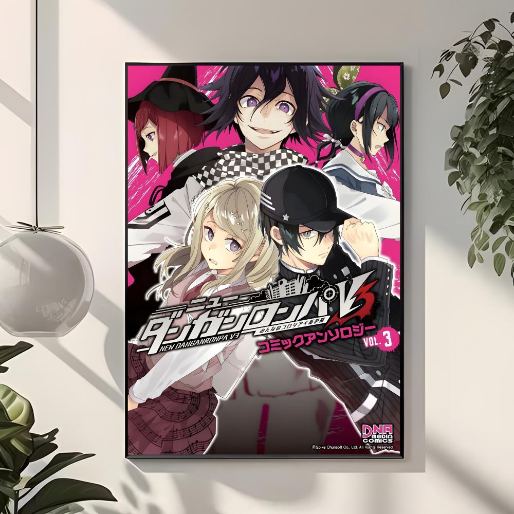 애니메이션 게임 D-Danganronpa 포스터 클래식 - Interior Design With Wallpaper 리뷰 및 가격