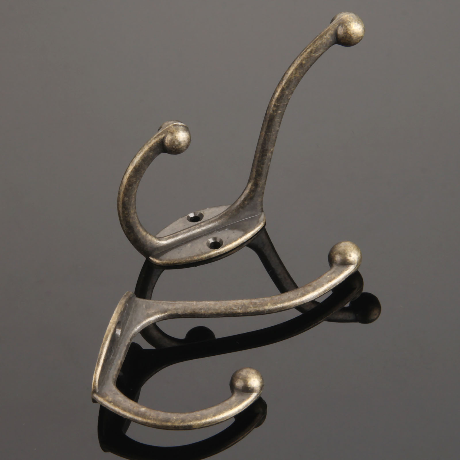 2Pcs 주방 욕실 빈티지 청동 단일 후크 금속 벽 마 - Antique Brass Hook 리뷰 및 가격