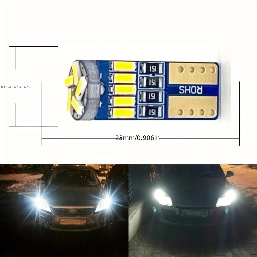 10개 자동차 LED 라이트 T10 4014 15smd - Interior Design Icon 리뷰 및 가격