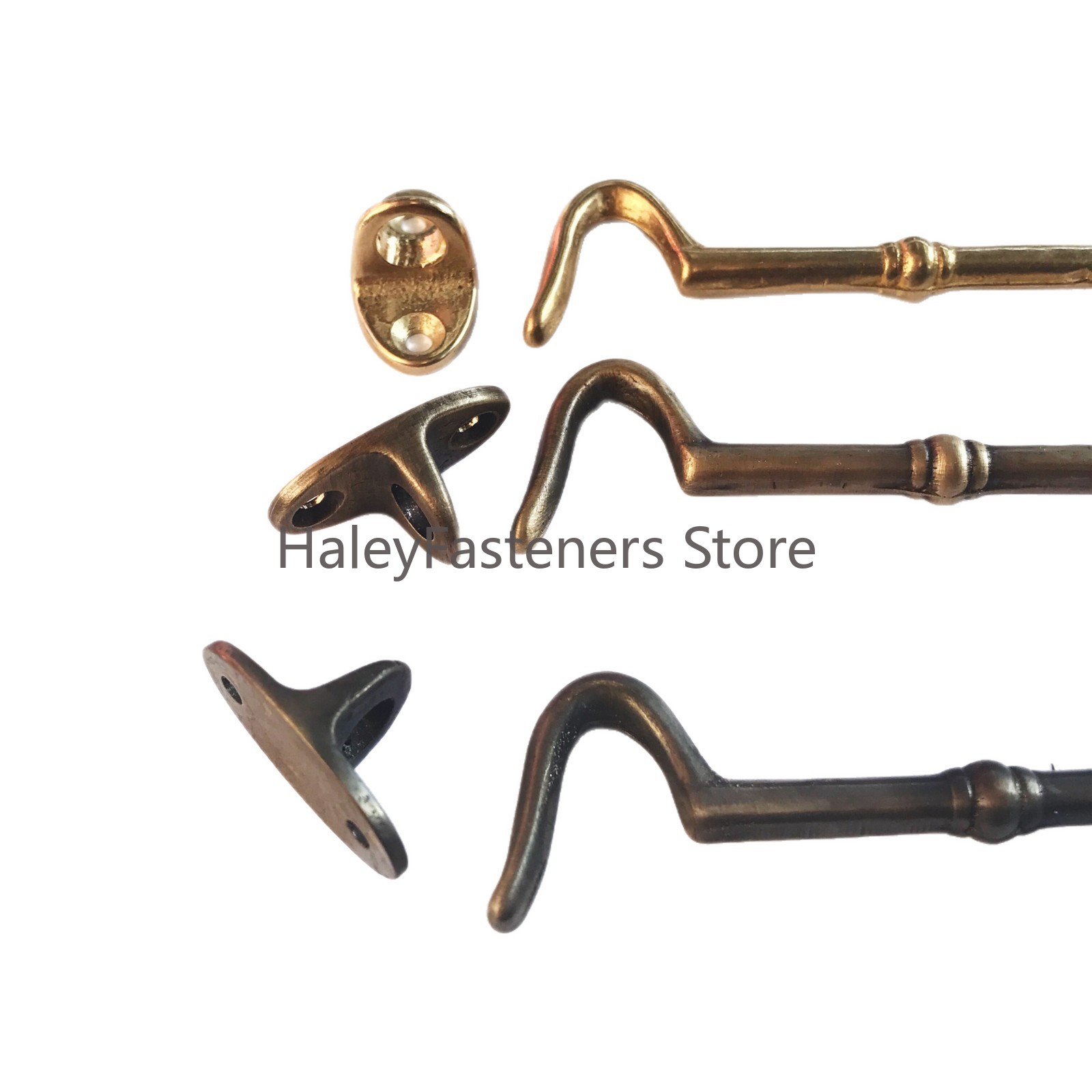 황동 창문 손잡이, 구리 윈드볼트, 앤틱 도어 팬 훅, - Antique Brass Hook 리뷰 및 가격