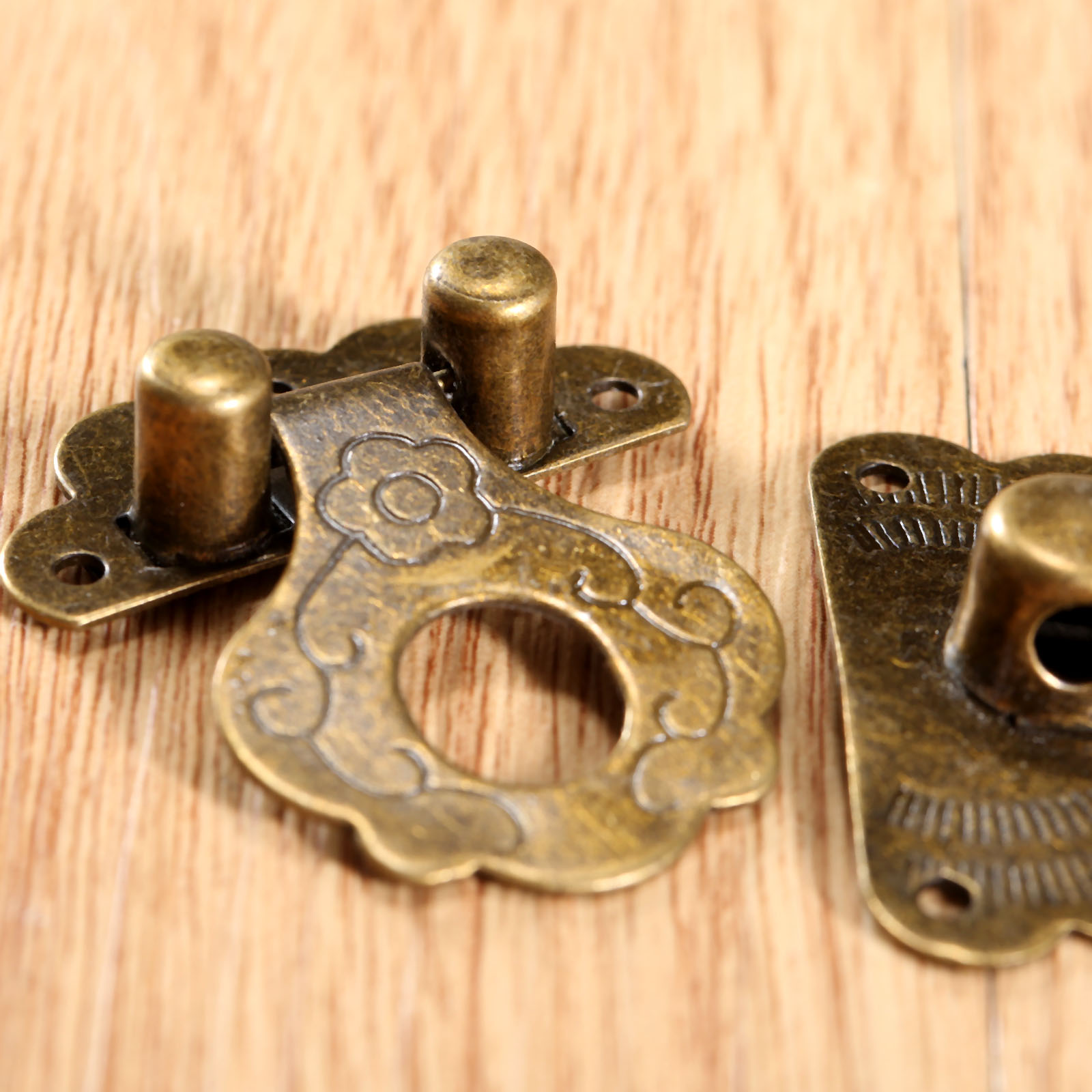 골동품 청동 Hasps 잠금 장식 보석 나무 상자 자물 - Antique Brass Hook 리뷰 및 가격