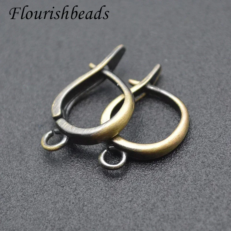 앤티크 구리 청동 금속 황동 원형 귀걸이 후크, 이어  - Antique Brass Hook 리뷰 및 가격