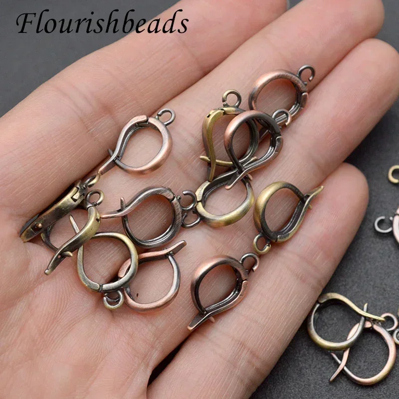 앤티크 구리 청동 금속 황동 원형 귀걸이 후크, 이어  - Antique Brass Hook 리뷰 및 가격