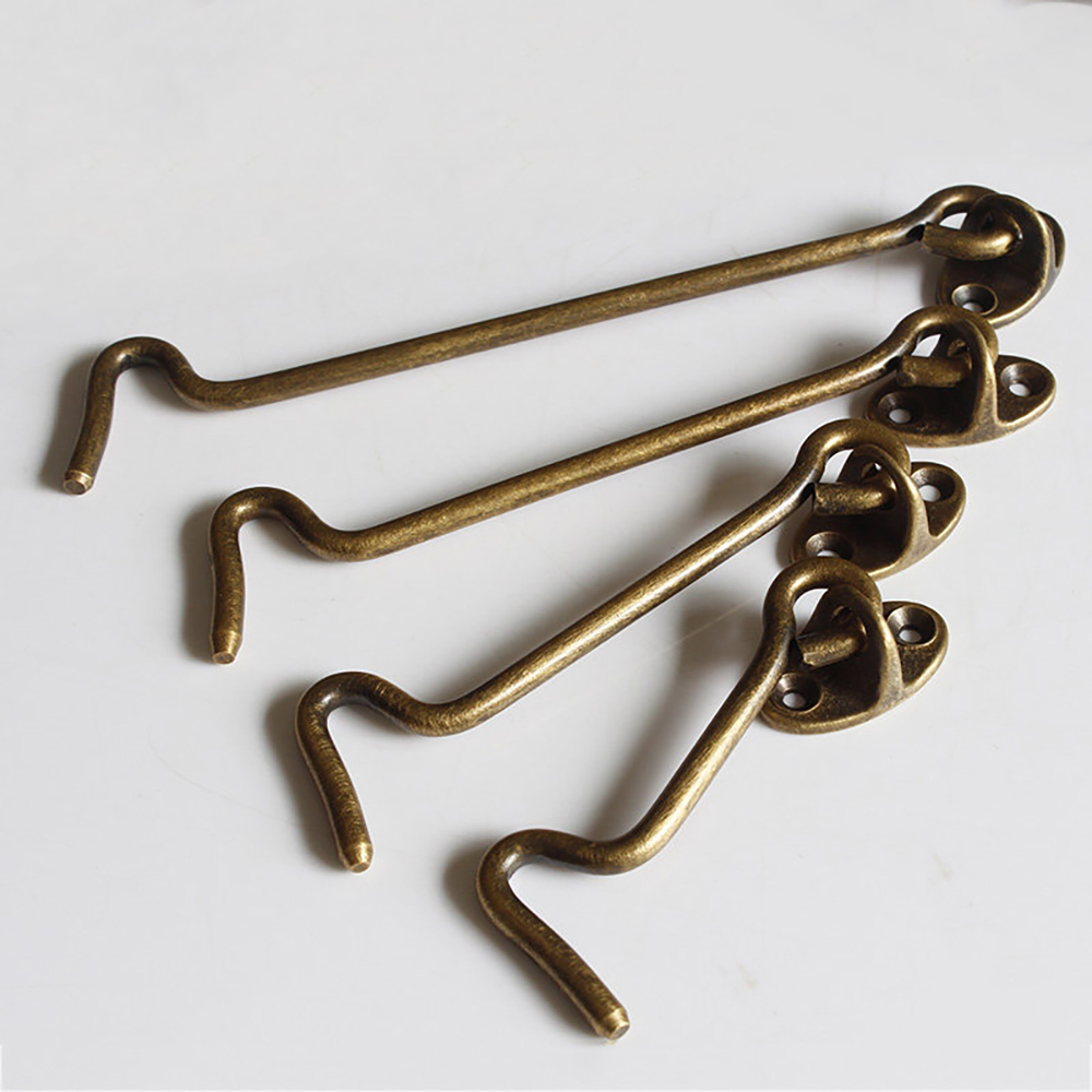 황동 앤티크 창문 후크 아이 락/스크류 락 창문 방풍  - Antique Brass Hook 리뷰 및 가격