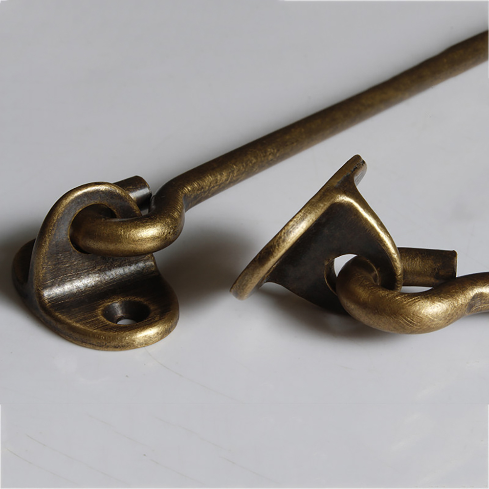 황동 앤티크 창문 후크 아이 락/스크류 락 창문 방풍  - Antique Brass Hook 리뷰 및 가격
