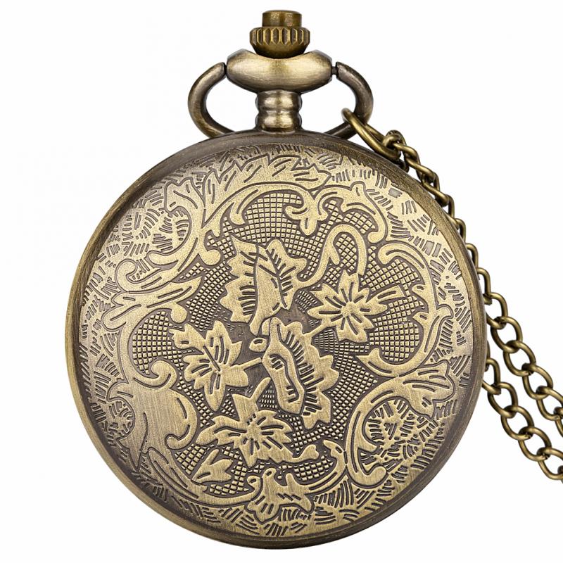 청동 할로우 애니메이션 시계 만화 쿼츠 포켓 시계 펜던 - Antique Brass Hook 리뷰 및 가격